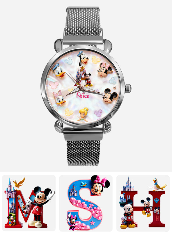 Magic Letter - Personalized Mouse Women Hand Watch