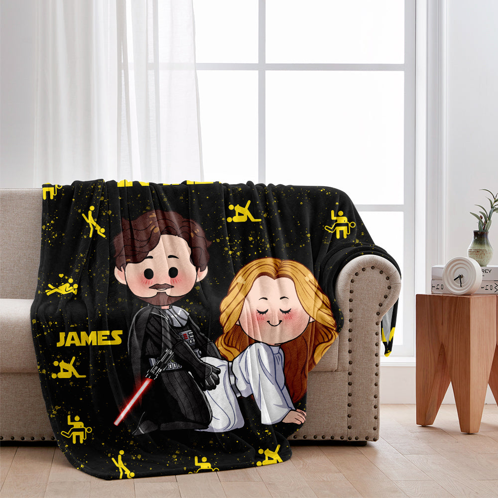 Jedi in The Streets Sith in The Sheets - Personalized The Force Blanket