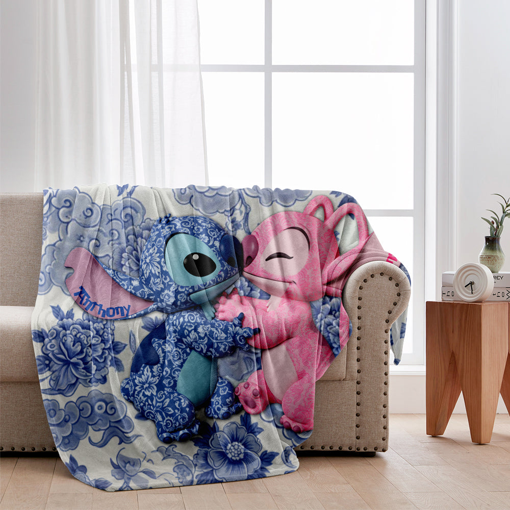 I Love You - Personalized Ohana Blanket