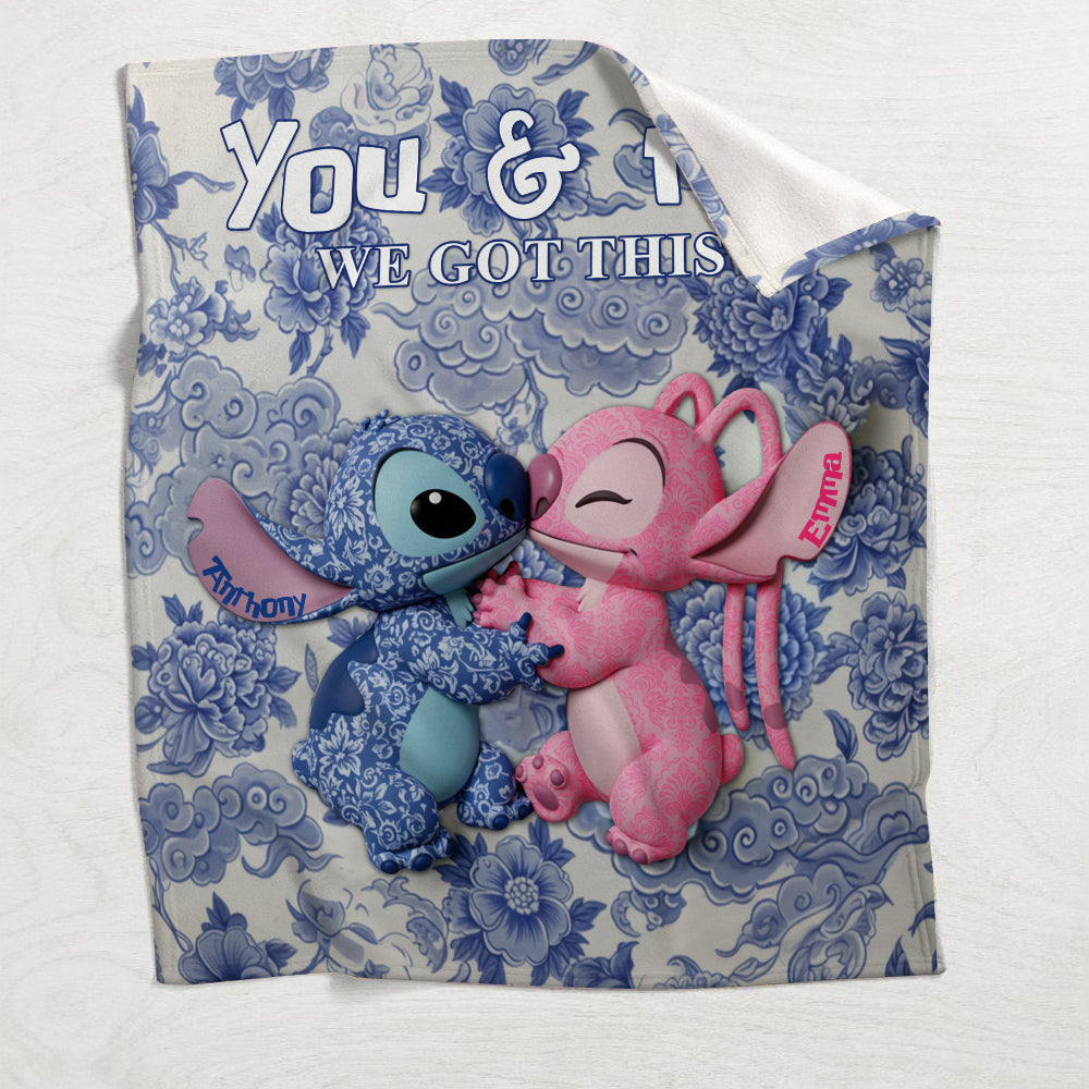 I Love You - Personalized Ohana Blanket