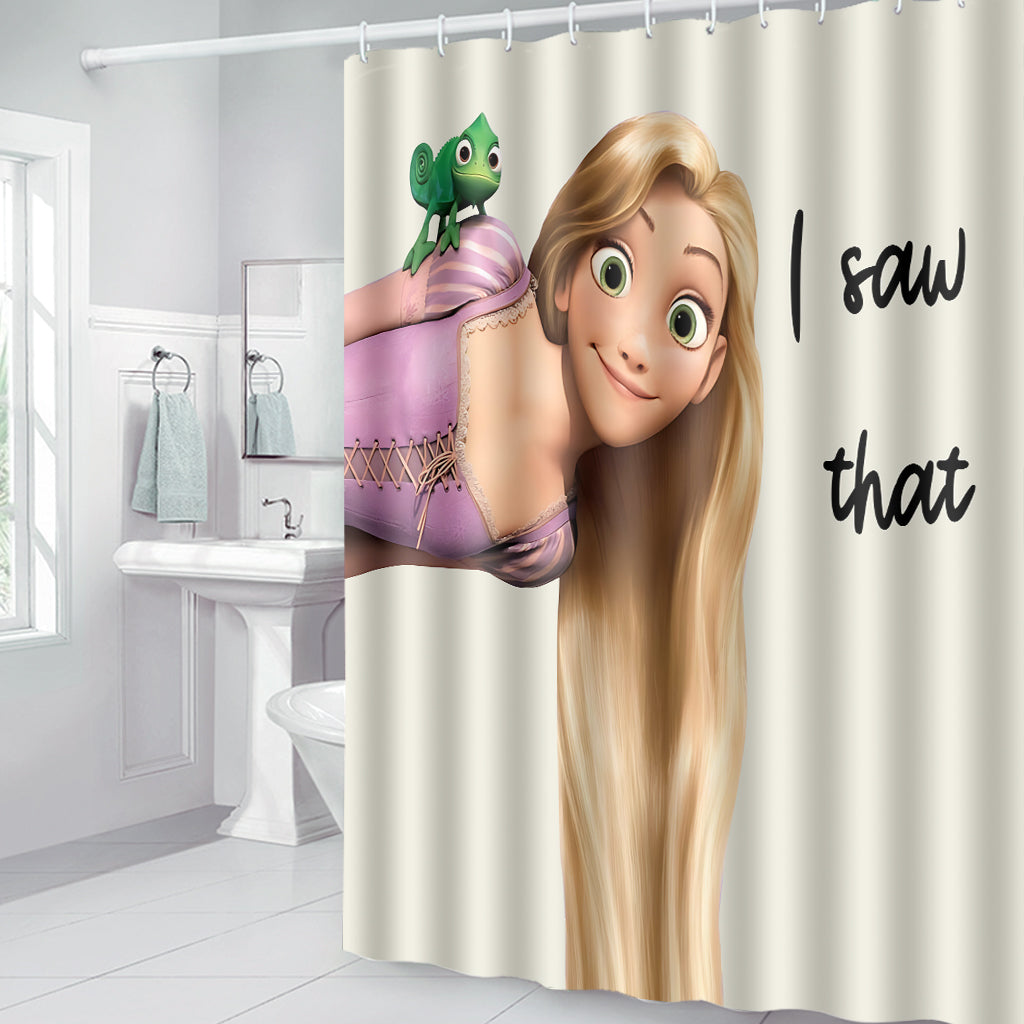 I Saw You - Mouse Shower Curtain