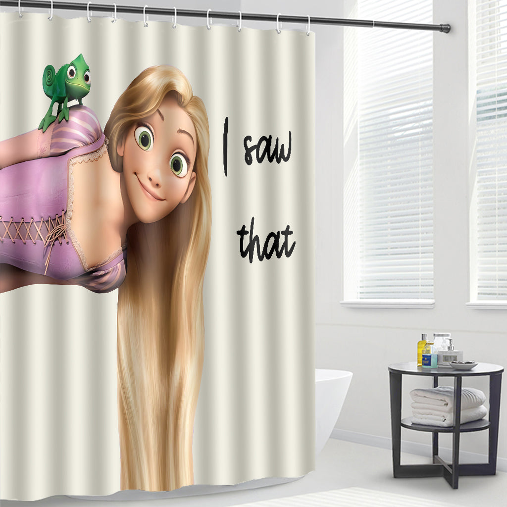 I Saw You - Mouse Shower Curtain
