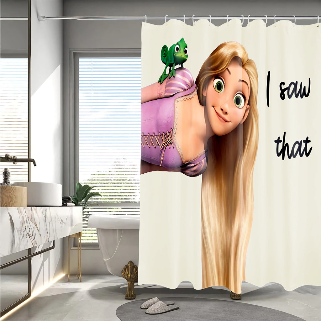 I Saw You - Mouse Shower Curtain