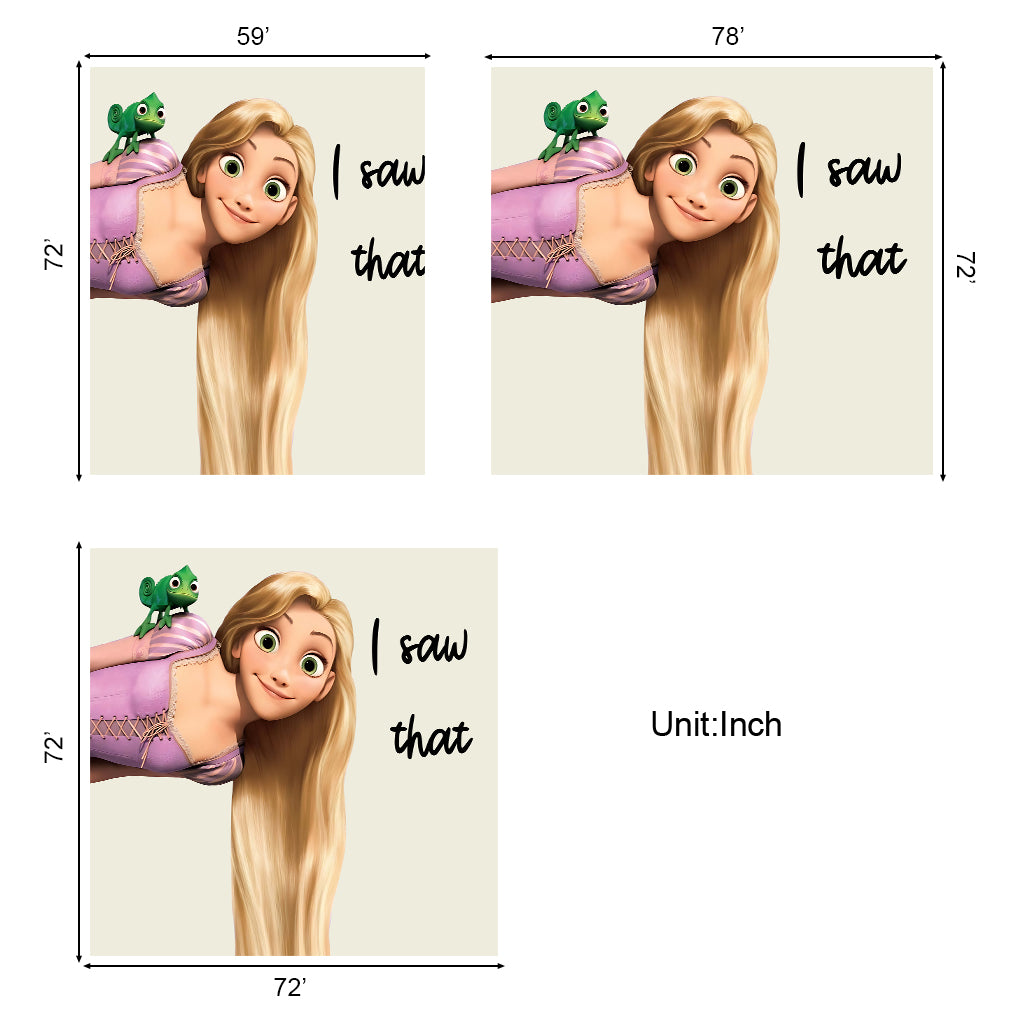 I Saw You - Mouse Shower Curtain