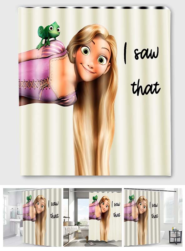 I Saw You - Mouse Shower Curtain
