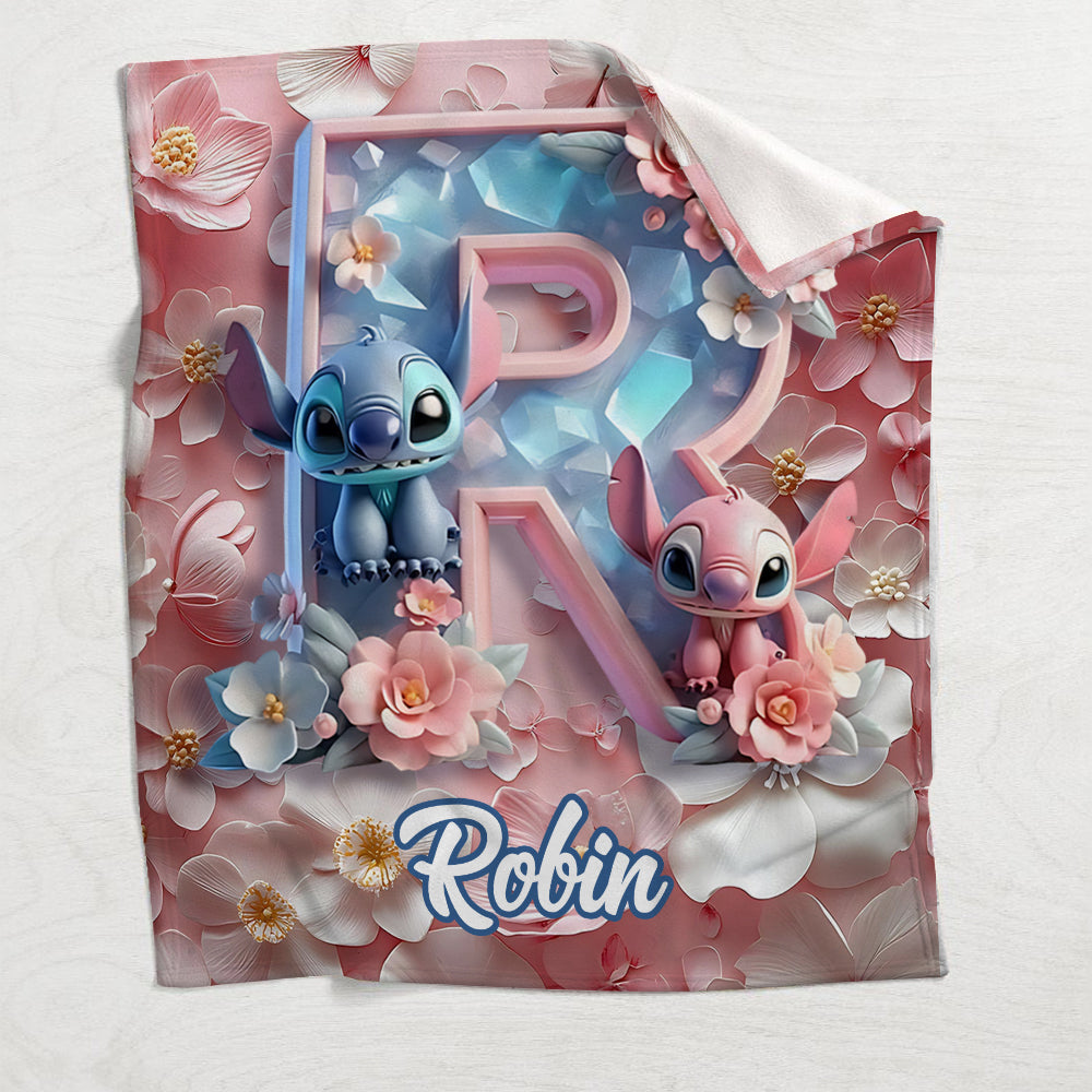 Floral Ohana - Personalized Ohana Blanket