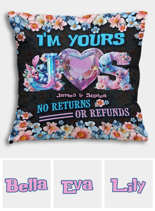 Ohana Letter - Personalized Ohana Throw Pillow