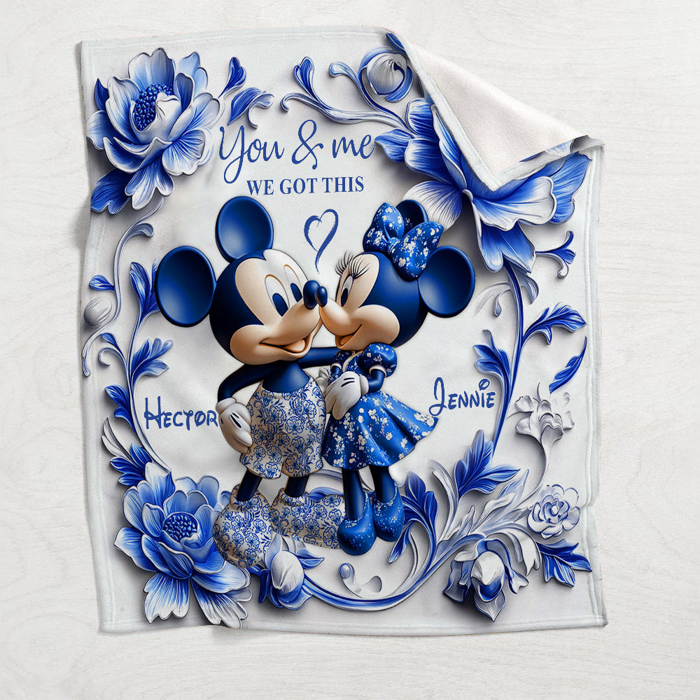 I Love You - Personalized Mouse Blanket