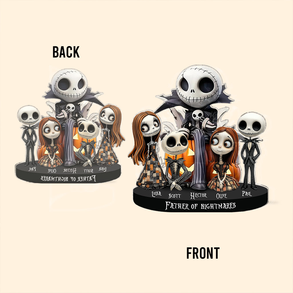 Father Of Nightmares - Personalized Nightmare Custom Shaped Acrylic Plaque