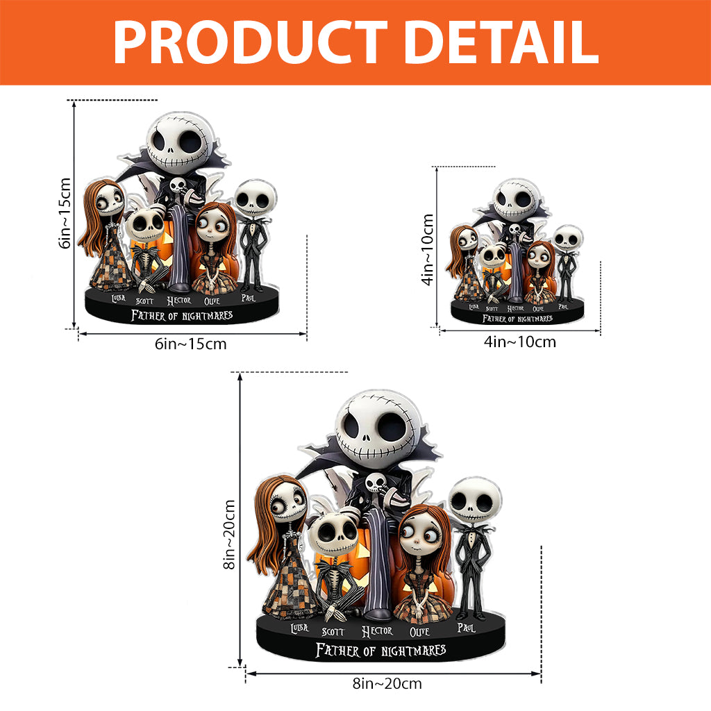 Father Of Nightmares - Personalized Nightmare Custom Shaped Acrylic Plaque