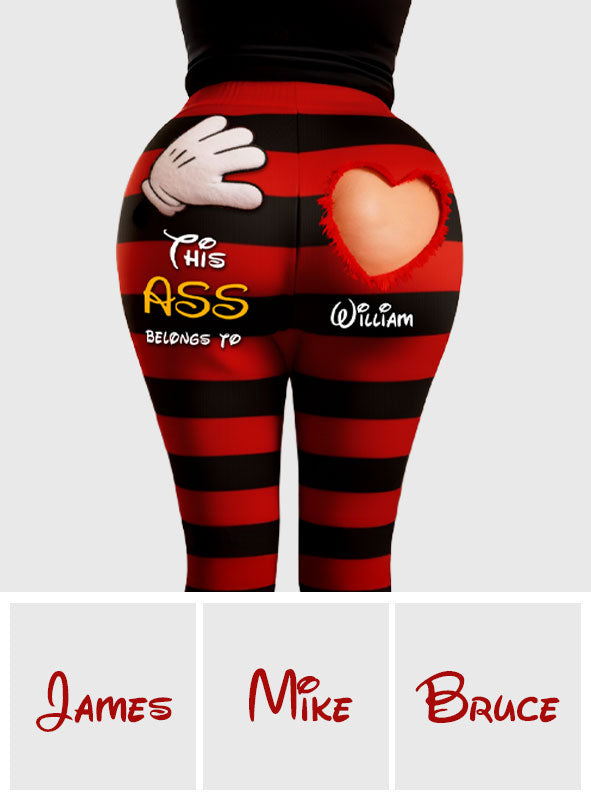This Ass Belongs To - Personalized Mouse Leggings