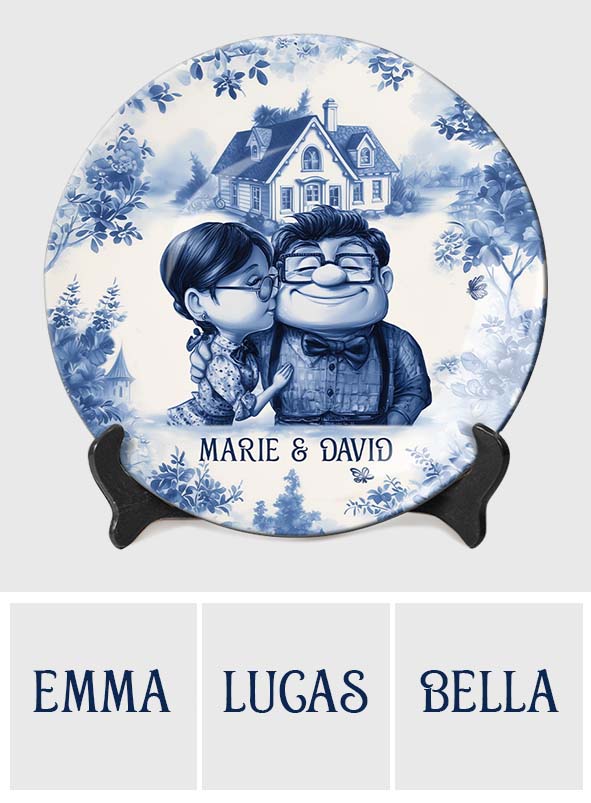 You Are My Adventure - Personalized Mouse Ceramic Round Plate