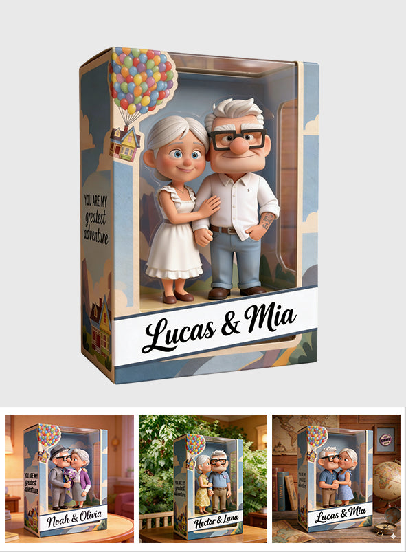 You Are My Greatest Adventure - Personalized Up Movie Couple Custom Shaped Acrylic Plaque