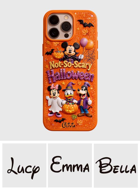 Not-so-scary Halloween - Personalized Mouse Full Print Phone Case