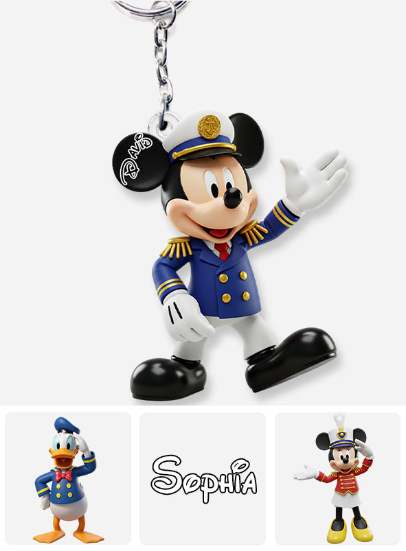 Magical Cruise Trip - Personalized Mouse Keychain