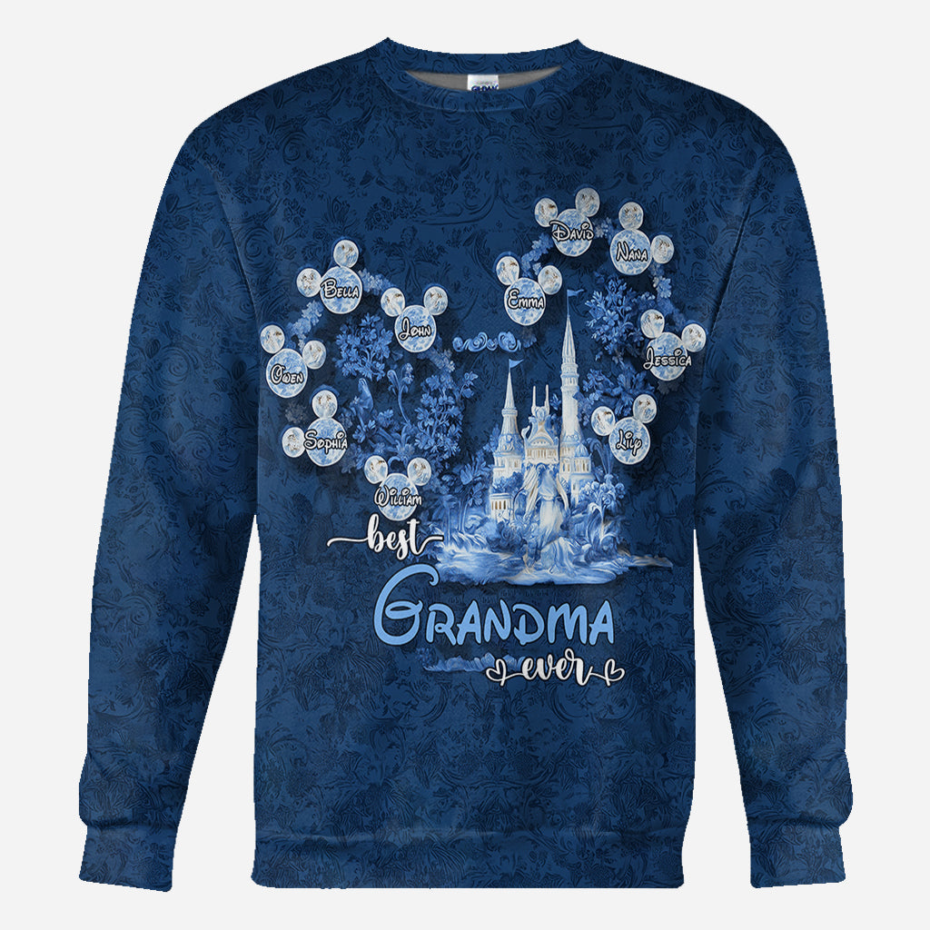 Best Grandma Ever - Personalized Mouse All Over Shirt