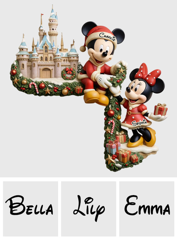 Merry Christmas Y'all - Personalized Mouse Door Frame Decoration