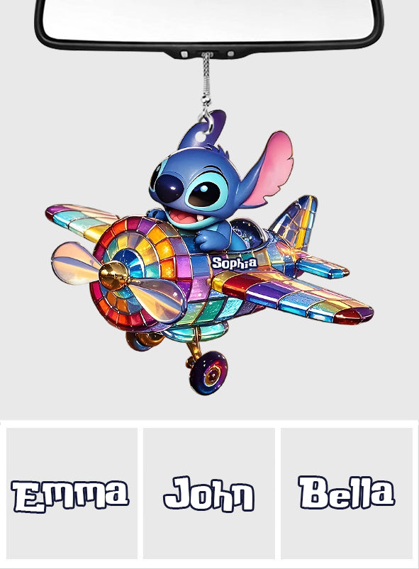 Fly High - Personalized Ohana Transparent Car Ornament