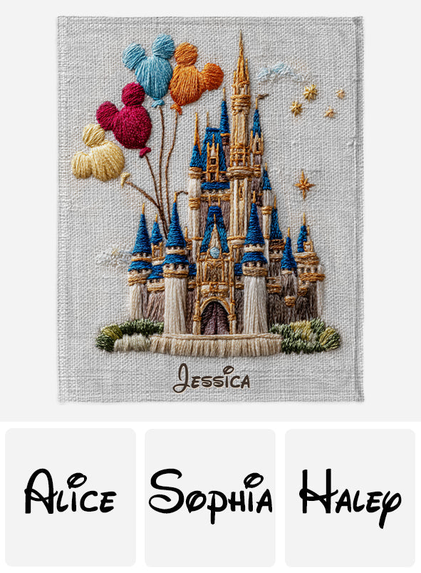 Magical Castle - Personalized Mouse Blanket