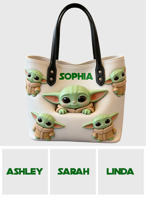 Cute Baby - Personalized The Force Tote Bag
