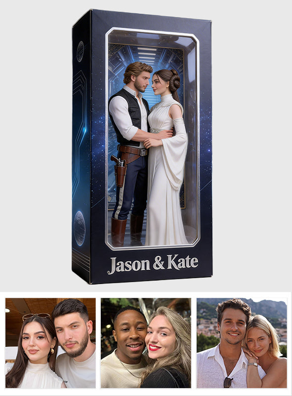 Any Photo Love You To The Death Star And Back - Personalized The Force Custom Shaped Acrylic Plaque