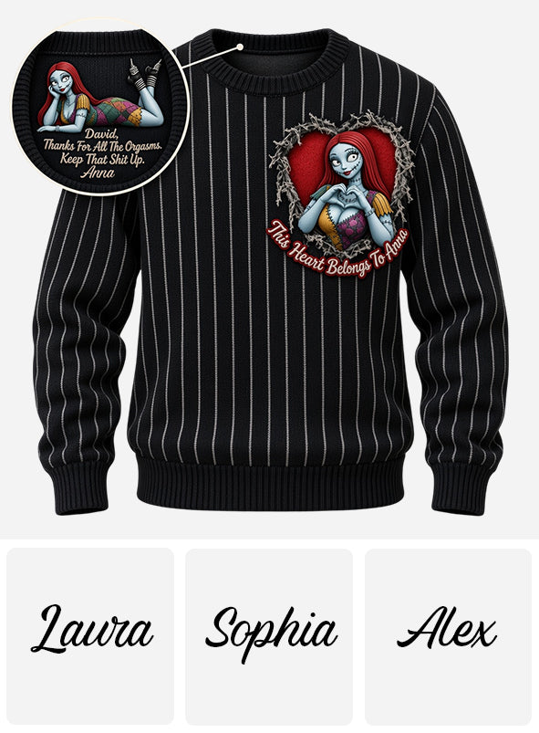 This Dark Heart Belongs To You - Personalized Nightmare Hidden Message Shirt