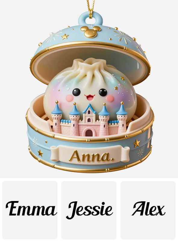 Magical Dumpling - Personalized Dream Trip Premium 3D Ornament
