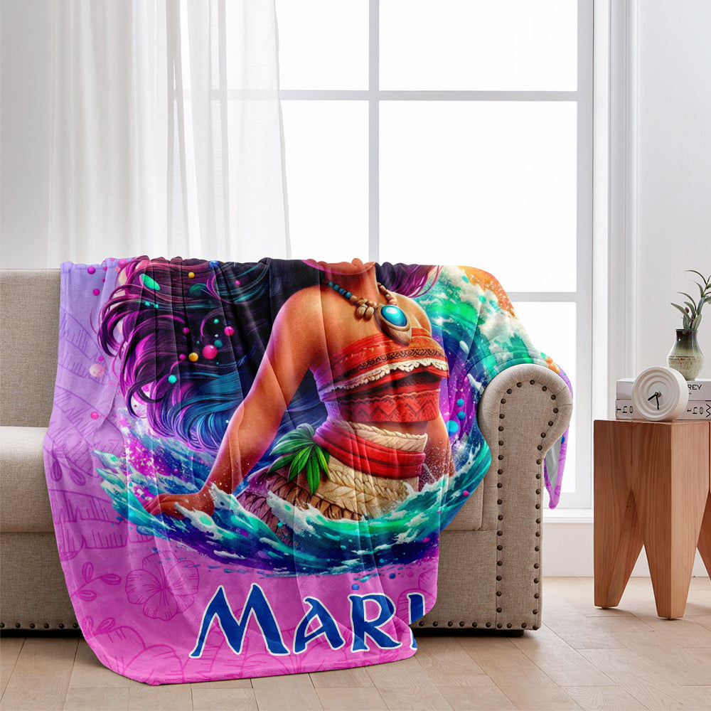 Princess Of The Sea & Islands - Personalized Blanket