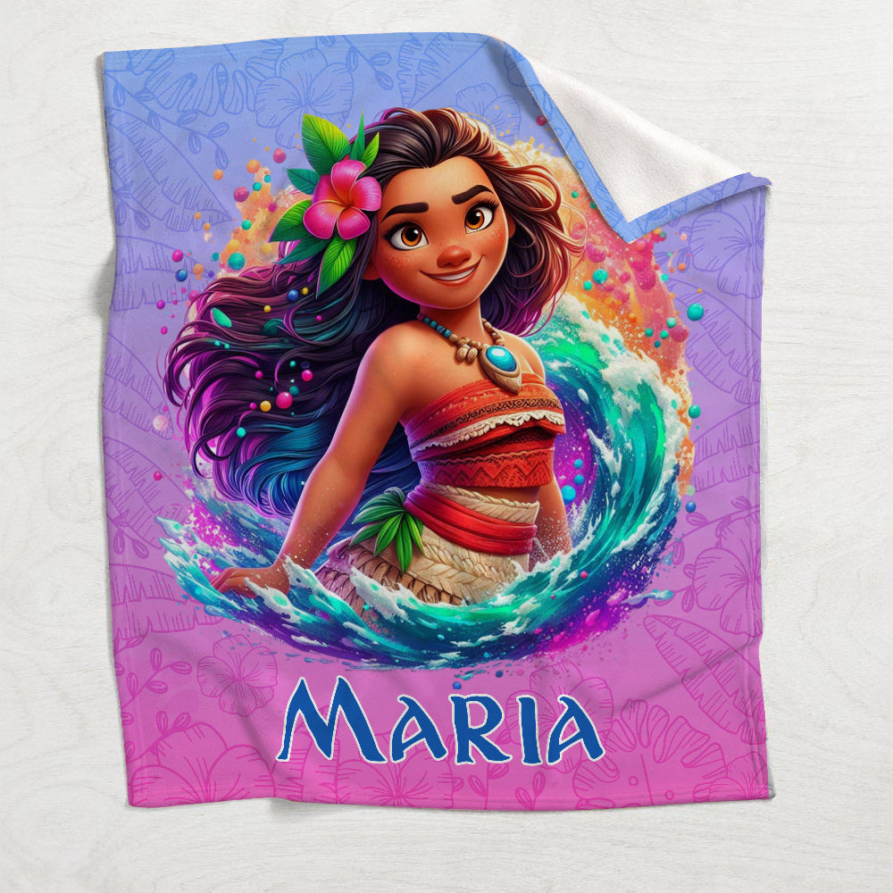 Princess Of The Sea & Islands - Personalized Blanket