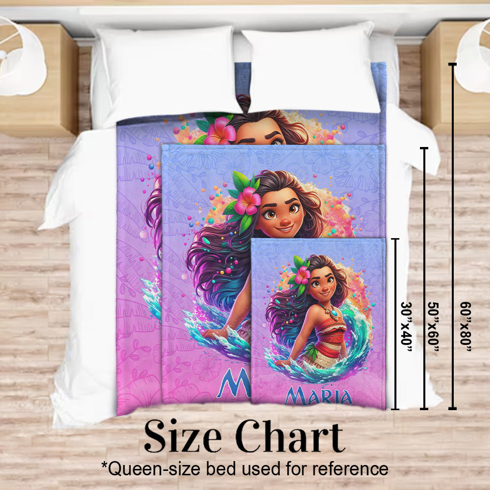 Princess Of The Sea & Islands - Personalized Blanket