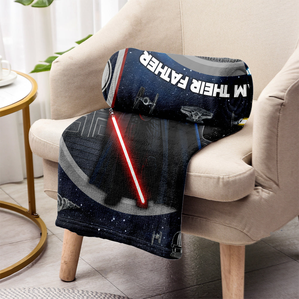 I Am Their Father - Personalized The Force Blanket