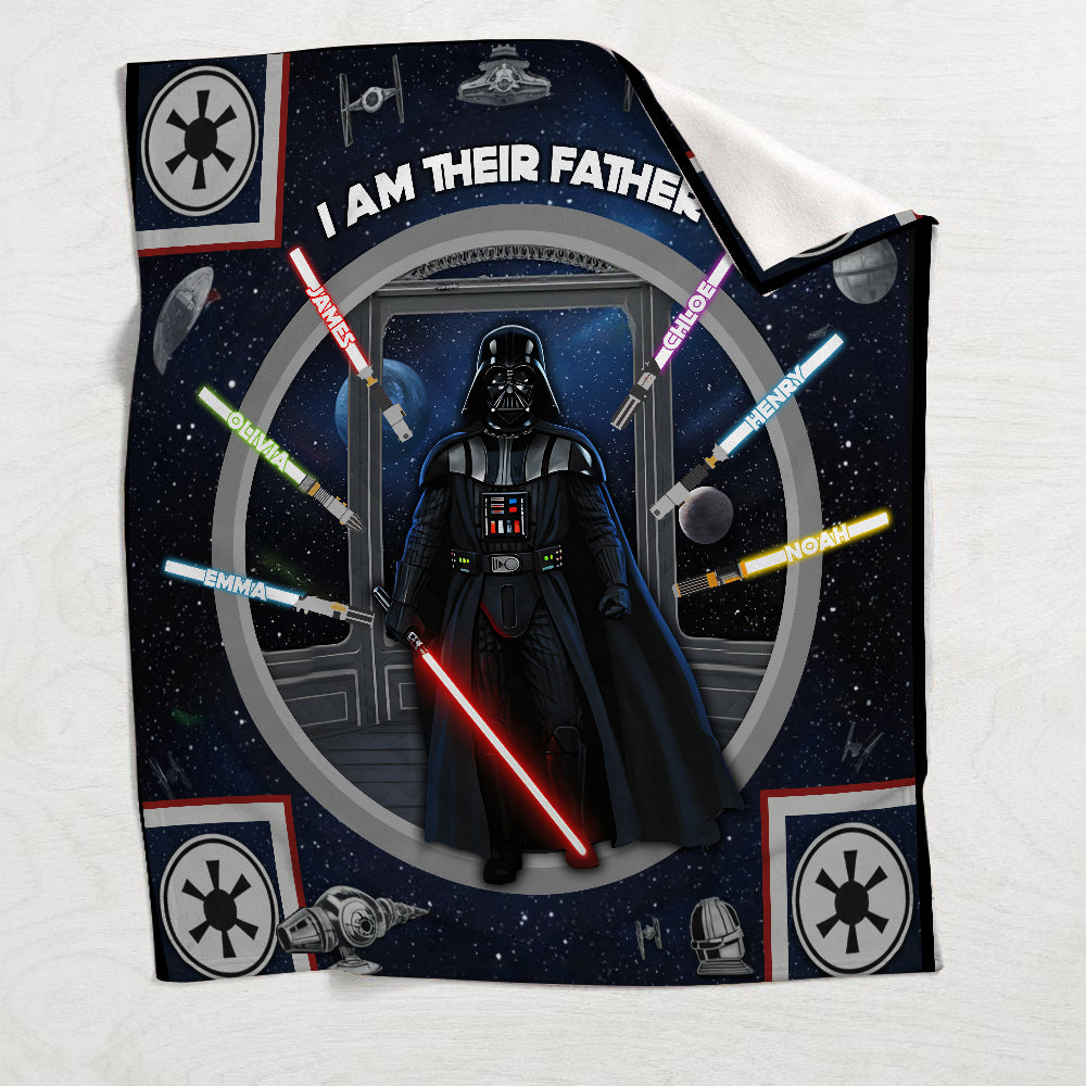 I Am Their Father - Personalized The Force Blanket