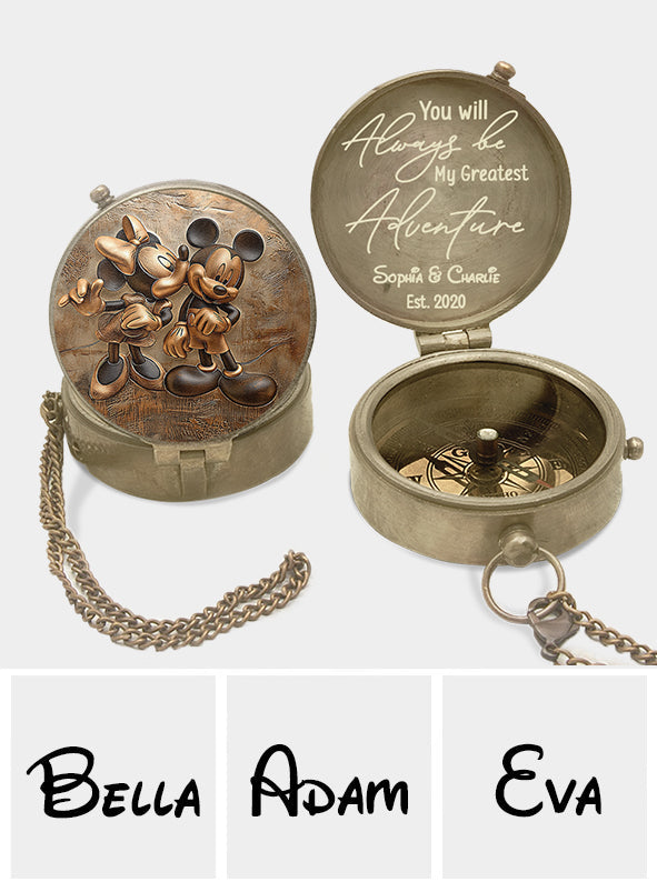 Magical Adventure Love - Personalized Mouse Compass