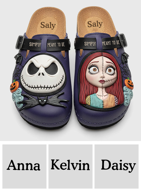 Simply Meant To Be - Personalized Nightmare Clogs With Arch Support