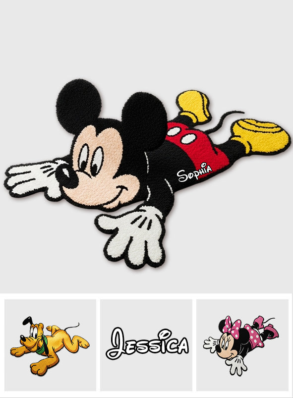 Cute Mouse - Personalized Mouse Shaped Doormat/ Rug