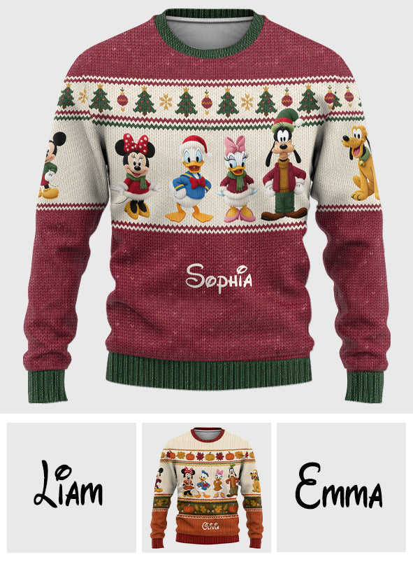 Best Season Of The Year - Personalized Mouse Ugly Sweater