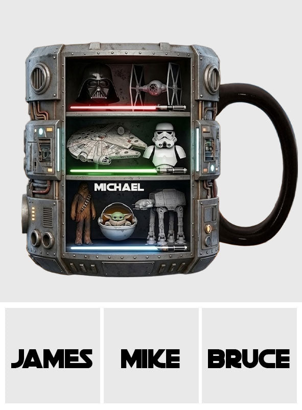The Force - Personalized The Force Accent Mug & Coaster