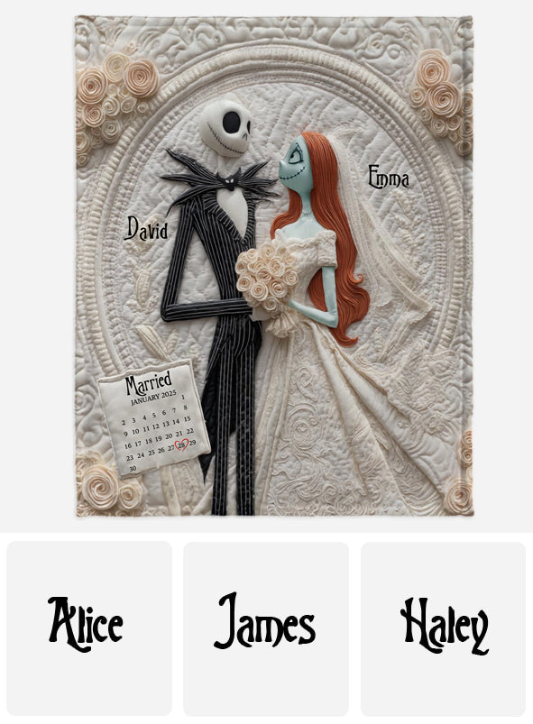Till Death Do Us Part - Personalized Nightmare Blanket