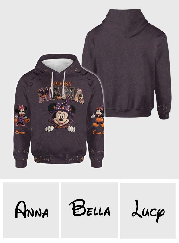 Spooky Mama - Personalized Mouse All Over Shirt