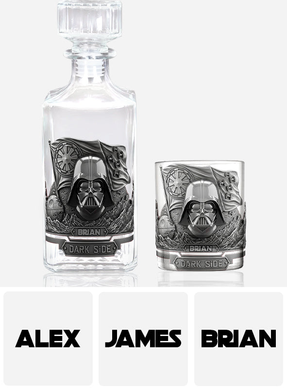 Join The Dark Side - Personalized The Force Whiskey Decanter Set