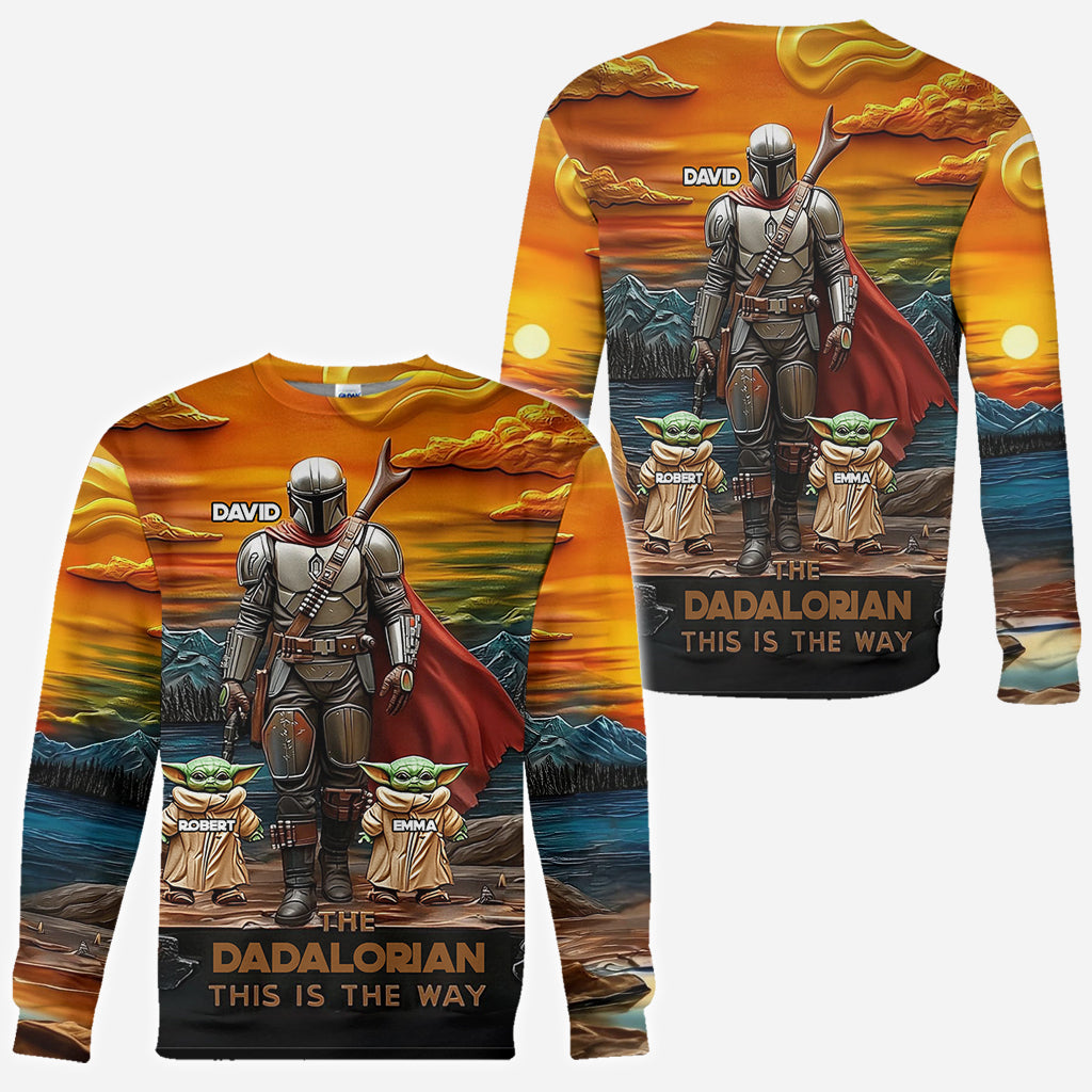Best Dad Gift For Dad, Uncle, Grandpa,... - Personalized The Force All Over Shirt