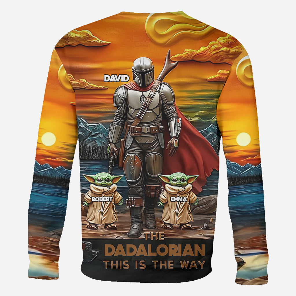 Best Dad Gift For Dad, Uncle, Grandpa,... - Personalized The Force All Over Shirt