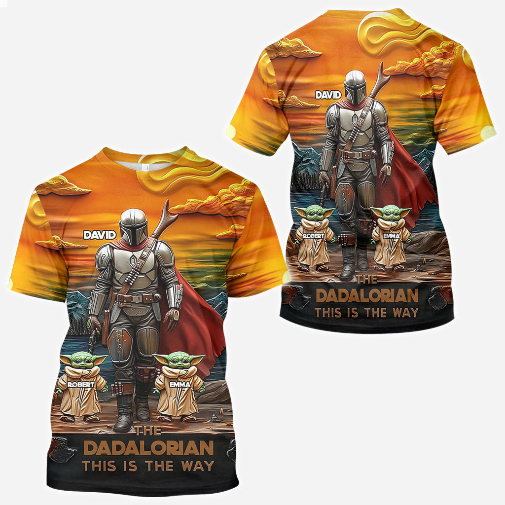 Best Dad Gift For Dad, Uncle, Grandpa,... - Personalized The Force All Over Shirt