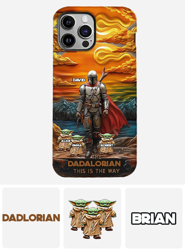 Best Dad Gift For Dad, Uncle, Grandpa,... - Personalized The Force Full Print Phone Case