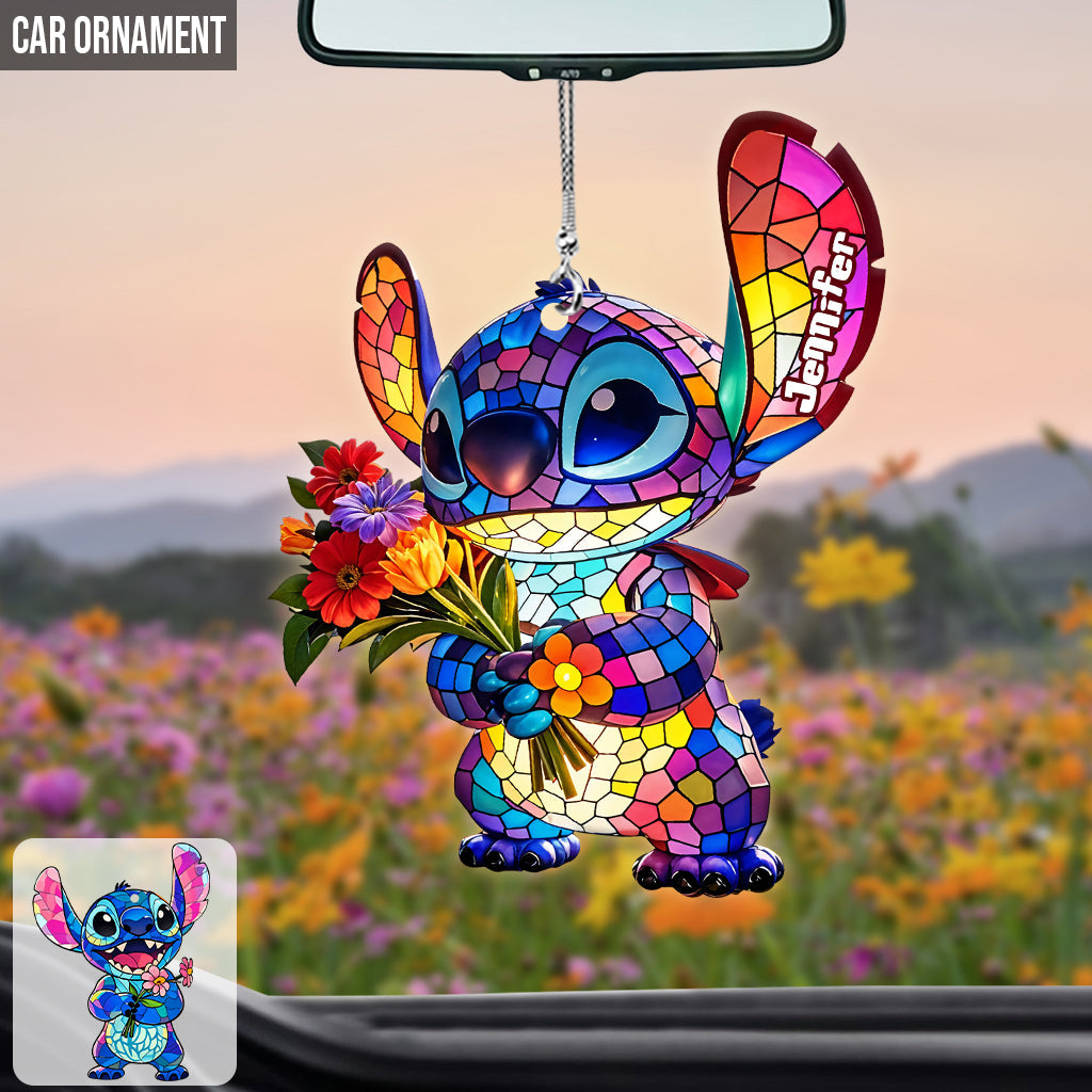 Ohana Means Family - Personalized Ohana Car Ornament