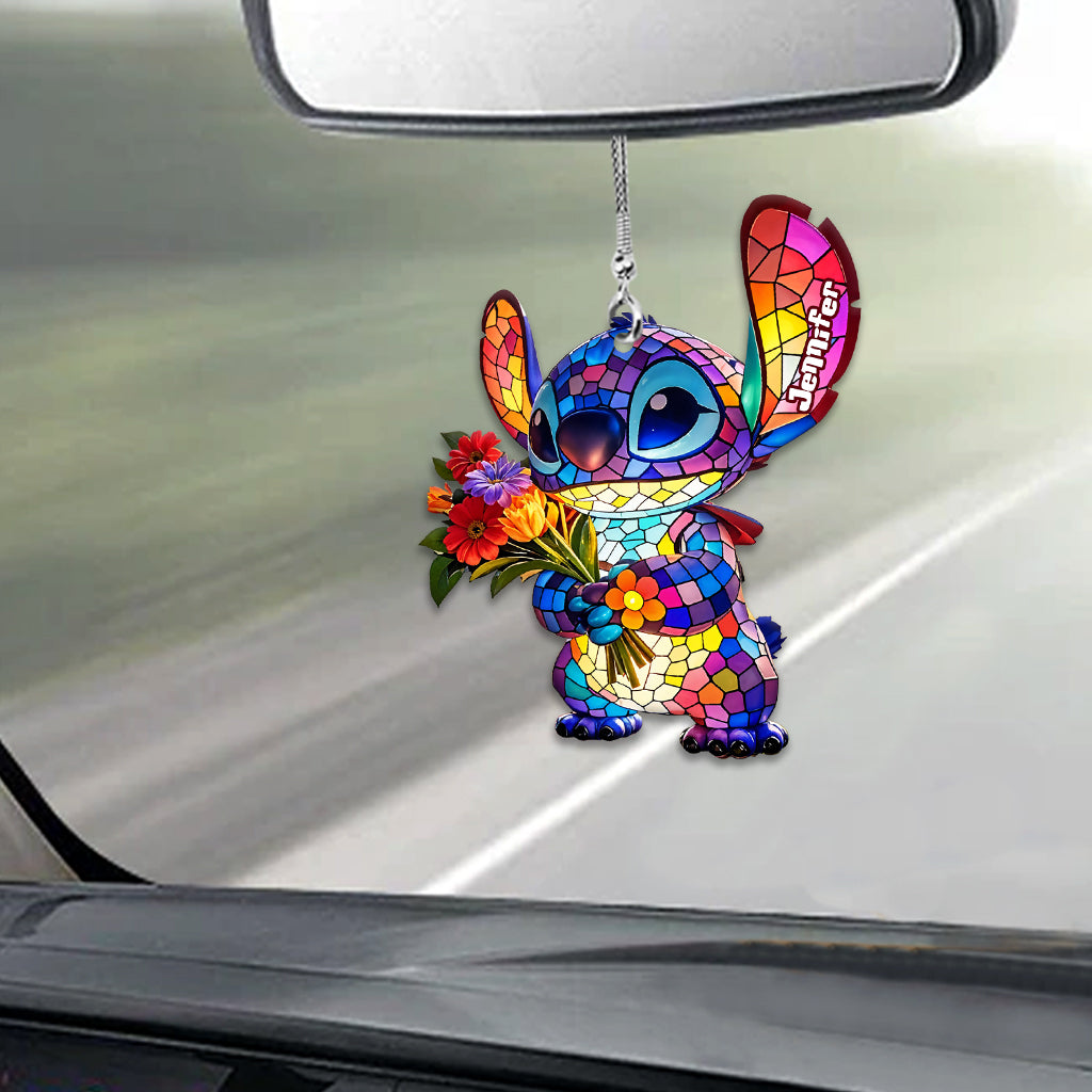 Ohana Means Family - Personalized Ohana Car Ornament