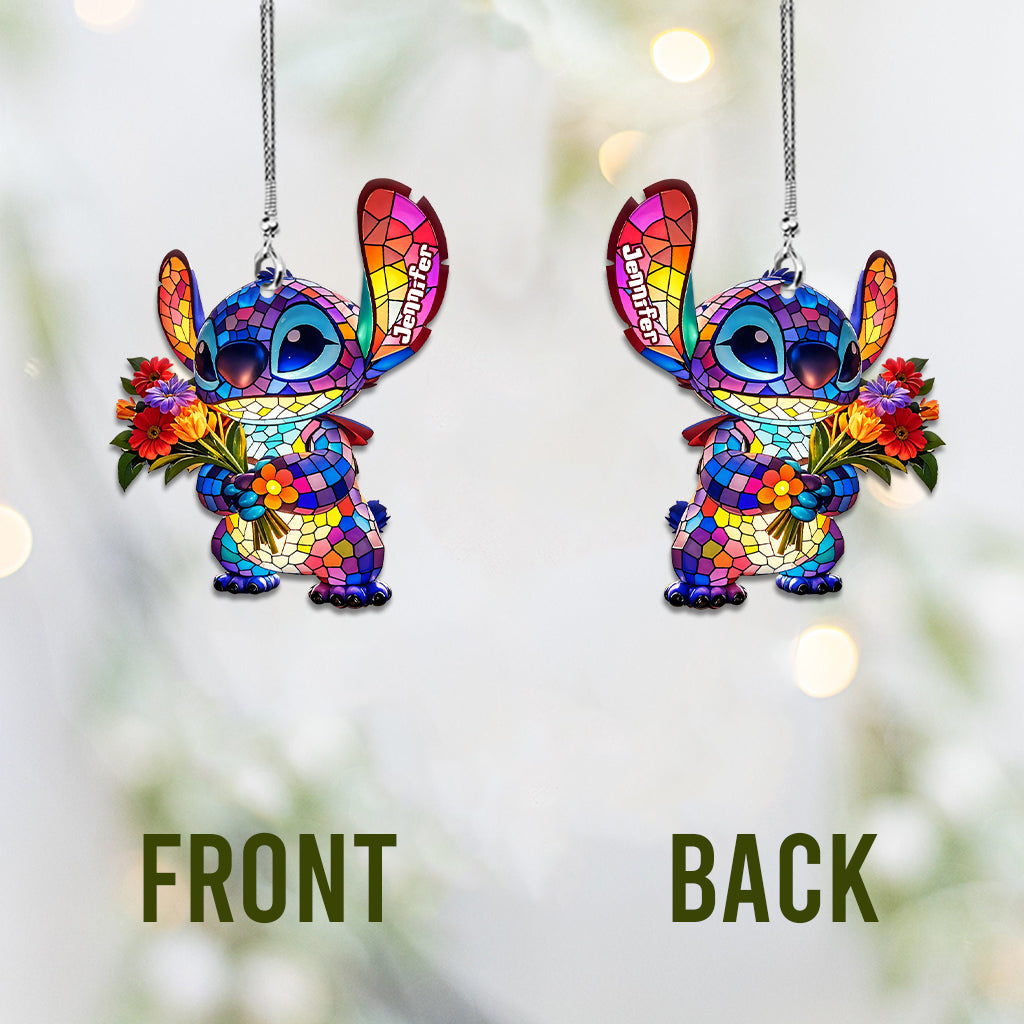 Ohana Means Family - Personalized Ohana Car Ornament
