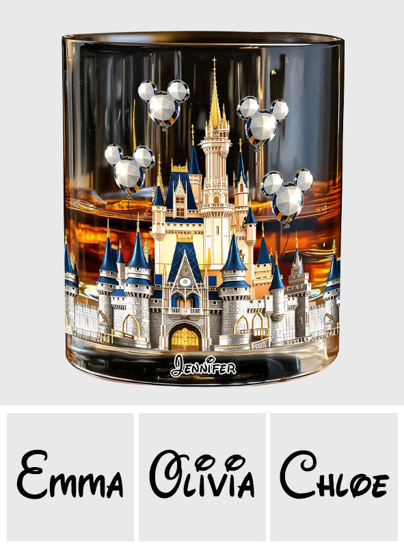 The Magical Castle - Personalized Mouse Whiskey Glass