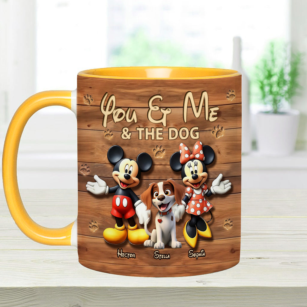 Dog Mom Dog Dad - Personalized Dog Accent Mug