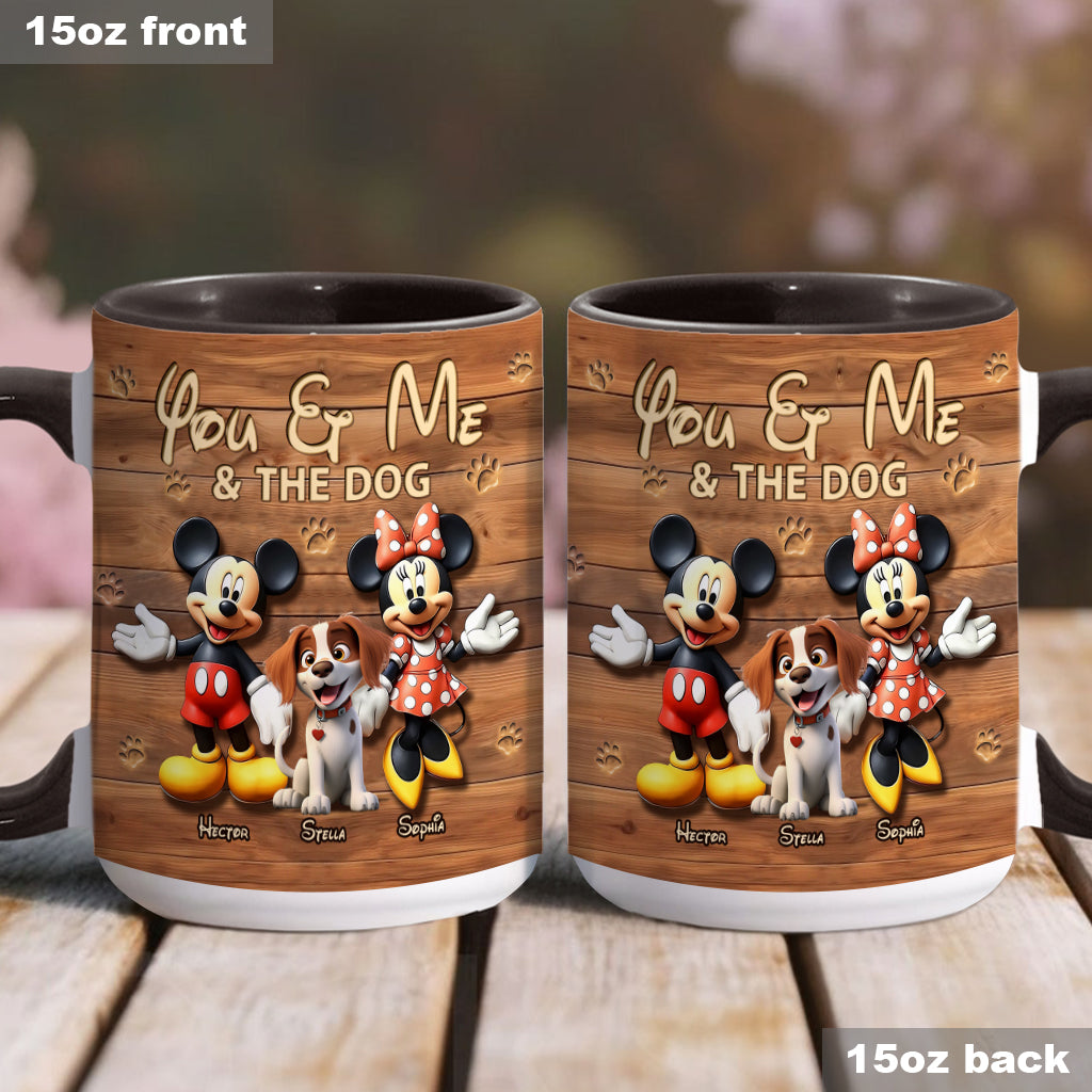 Dog Mom Dog Dad - Personalized Dog Accent Mug